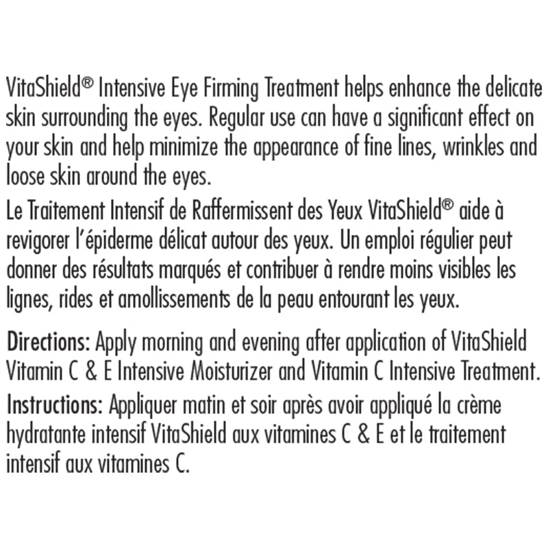 nutraMetrix VitaShield® Intensive Eye Firming Treatment - Single Jar (0.5 oz./14.2 g)
