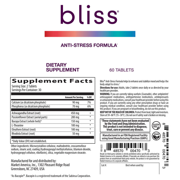 nutraMetrix Bliss® Anti-Stress Formula