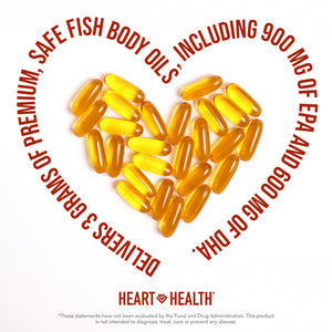 nutraMetrix® Heart Health™ Essential Omega III Fish Oil with Vitamin E - Single Bottle (60 Servings)