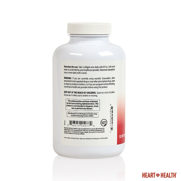 nutraMetrix® Heart Health™ Essential Omega III Fish Oil with Vitamin E - Single Bottle (60 Servings)