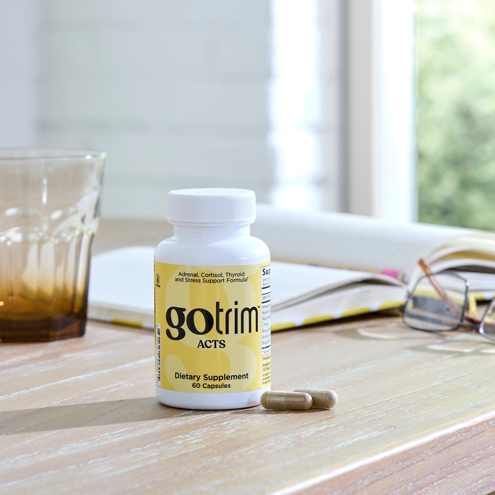 nutraMetrix GoTrim® ACTS Adrenal, Cortisol, Thyroid & Stress Support Formula - Single Bottle (30 Servings)