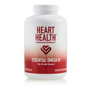 nutraMetrix® Heart Health™ Essential Omega III Fish Oil with Vitamin E - Single Bottle (60 Servings)